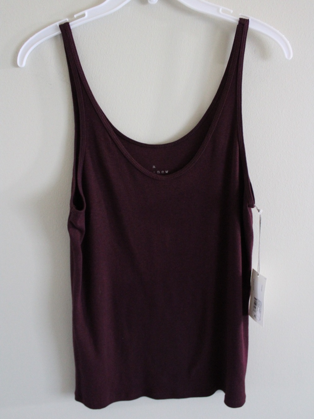 A New Day Burgundy Tank Top XL